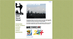 Desktop Screenshot of montrealadultsoccer.com